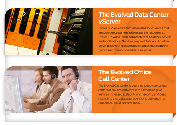 Evolved Data Center vServer and Evolved Office Call Center